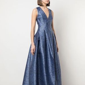 Sachin & Babi Brooke Cheetah Gown